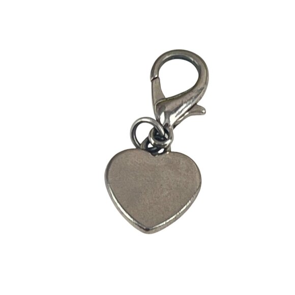 Heart-Shaped Red Enamel Charm Lobster Clasp For Bracelets Necklaces & Keychains - Picture 2 of 5